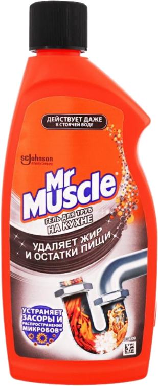 Засіб для прочищення труб MR.MUSCLE 0,5 л